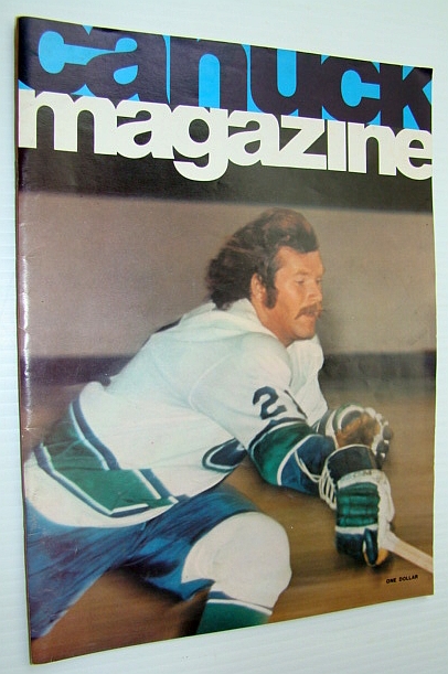 Image for Vancouver Canuck Magazine, October 22, 1974 - Colour Cover Photo of John Gould Vancouver Canuck Magazine, October 22, 1974 - Colour Cover Photo of John Gould