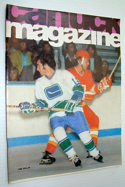 Image for Vancouver Canuck Magazine, October 29, 1974 - Colour Cover Photo of Paulin Bordeleau Vancouver Canuck Magazine, October 29, 1974 - Colour Cover Photo of Paulin Bordeleau