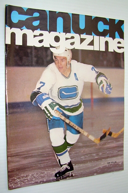 Image for Vancouver Canuck Magazine, November 12, 1974 - Colour Cover Photo of Andre Boudrias Vancouver Canuck Magazine, November 12, 1974 - Colour Cover Photo of Andre Boudrias