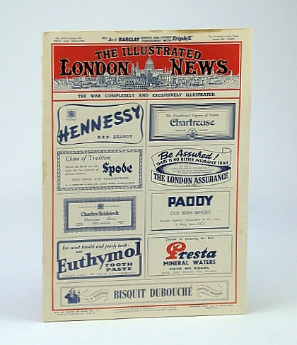 The Illustrated London News (ILN), Saturday, June 22, 1940 - Cover Photo of Long Line of Bren Carriers