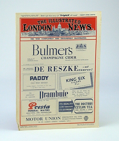 The Illustrated London News (ILN), Saturday, April (Apr.) 19, 1941 - Cover Portrait of Squadron Leader Douglas R.S. Bader