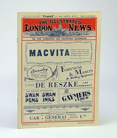 The Illustrated London News (ILN), Saturday, May 31, 1941 - Cover Photo-Portrait of Major-General B.C. Freyberg, The Heroic Defender of Crete