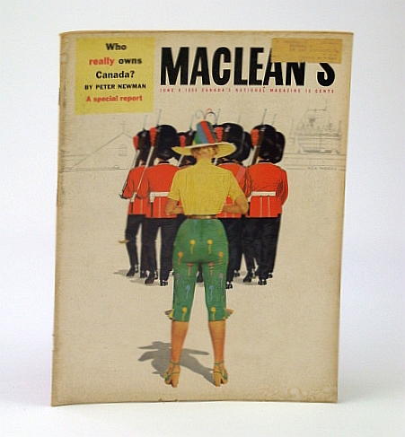 Image for Maclean's - Canada's National Magazine, June 9, 1956 - Wernher Von Braun and Willy Ley Explain How Man Will Conquer Mars / Who Really Owns Canada Maclean's - Canada's National Magazine, June 9, 1956 - Wernher Von Braun and Willy Ley Explain How Man Will Conquer Mars / Who Really Owns Canada
