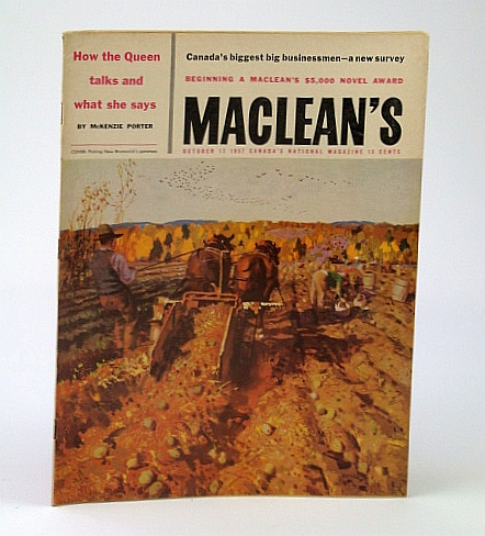 Image for Maclean's - Canada's National Magazine, October (Oct.) 12, 1957 - Canada's Biggest Big Businessmen Maclean's - Canada's National Magazine, October (Oct.) 12, 1957 - Canada's Biggest Big Businessmen