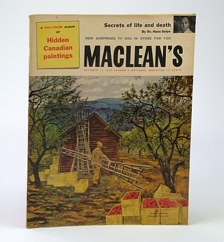Image for Maclean's - Canada's National Magazine, October (Oct.) 13, 1956: Annacis Island - Industrial Colossus in the Making / The Black Day the Quebec Bridge Fell Maclean's - Canada's National Magazine, October (Oct.) 13, 1956: Annacis Island - Industrial Colossus in the Making / The Black Day the Quebec Bridge Fell