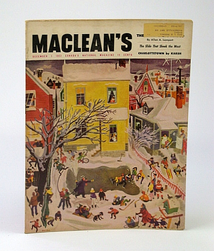 Image for Maclean's - Canada's National Magazine, December (Dec.) 1, 1952 - William Stephenson (A Man Called Intrepid) Bonus-Length Feature Maclean's - Canada's National Magazine, December (Dec.) 1, 1952 - William Stephenson (A Man Called Intrepid) Bonus-Length Feature