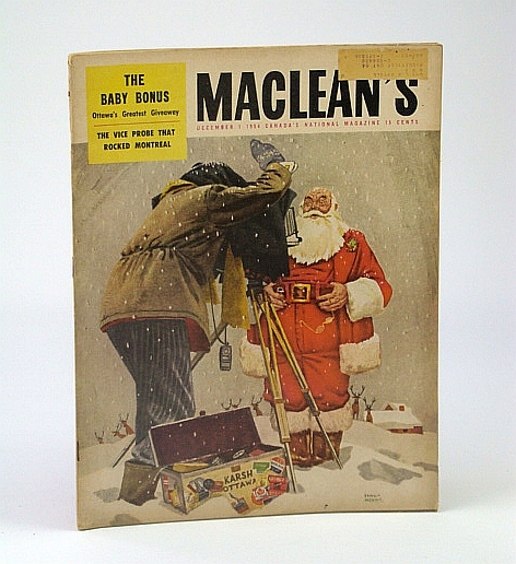 Image for Maclean's, Canada's National Magazine, December (Dec.) 1, 1954 - The Crew-Cuts / How Plante and Drapeau Licked the Montreal Underworld Maclean's, Canada's National Magazine, December (Dec.) 1, 1954 - The Crew-Cuts / How Plante and Drapeau Licked the Montreal Underworld