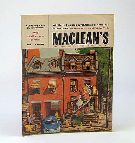 Image for Maclean's, Canada's National Magazine, June 8, 1957 - Muriel Sprague Richardson Feature / The Man Behind Laura Secord Chocolates Maclean's, Canada's National Magazine, June 8, 1957 - Muriel Sprague Richardson Feature / The Man Behind Laura Secord Chocolates
