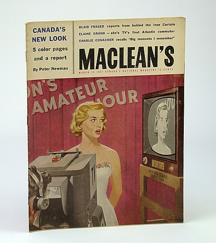 Maclean's - Canada's National Magazine, March (Mar.) 16, 1957 - The Conacher Story (Part 3) / Elaine Grand