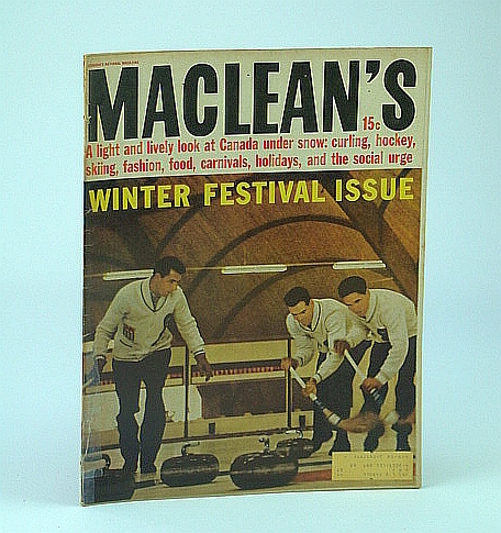 Maclean's - Canada's National Magazine, January (Jan.) 7, 1961: Whistler's Ski Potential / The Richardsons are World Curling Champs (cover photo)