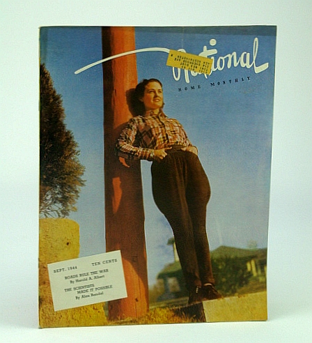 National Home Monthly Magazine, September (Sept.) 1944 - Canada's Massive Newsprint Industry / Military Technical Advances