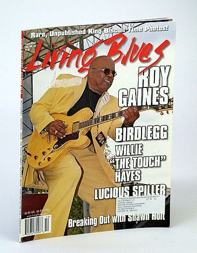 Living Blues - The Magazine of the African American Blues Tradition, #227, October (Oct.) 2013 - Roy Gaines Cover Photo