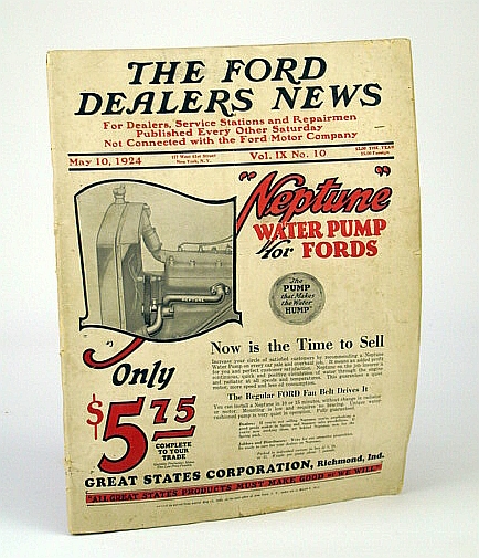 The Ford Dealers News - The News Publication of the Ford Dealers, May 10, 1924, Vol. IX No. 10 - Lincoln Plant Breaks Record for Weekly Shipments