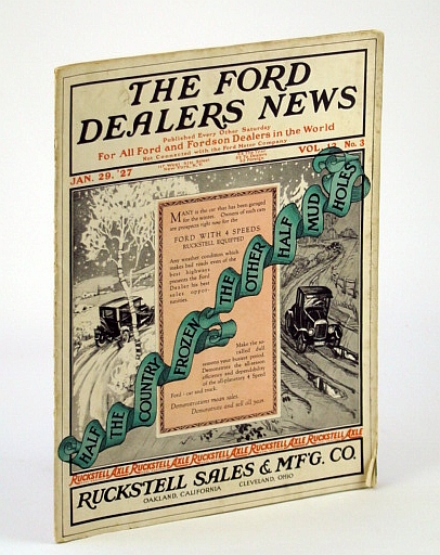 The Ford Dealers News - For All Ford and Fordson Dealers in the World, January (Jan.) 29, 1927, Vol. 12 No. 3 - Help With Used Car Problems