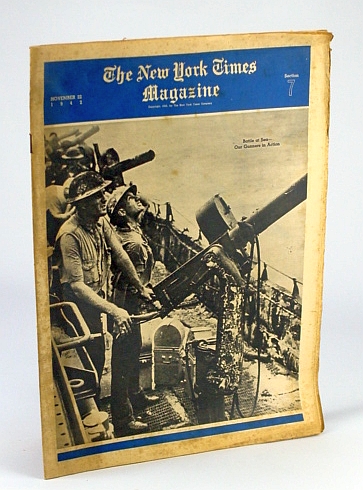 Image for The New York Times Magazine, November 22, 1942 - The Pacific Sailor The New York Times Magazine, November 22, 1942 - The Pacific Sailor