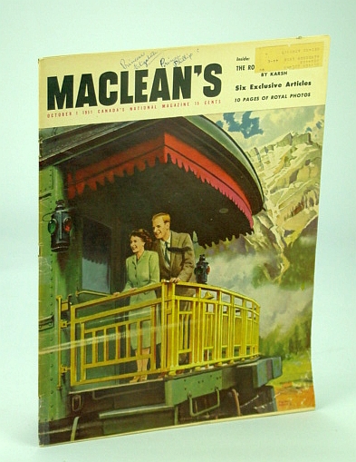 Image for Maclean's - Canada's National Magazine, October (Oct.) 1, 1951 - Royal Visit Issue Maclean's - Canada's National Magazine, October (Oct.) 1, 1951 - Royal Visit Issue