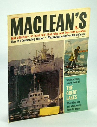 Maclean's - Canada's National Magazine, 4 November (Nov.) 1961: West Indians - Lonely Exiles in Canada