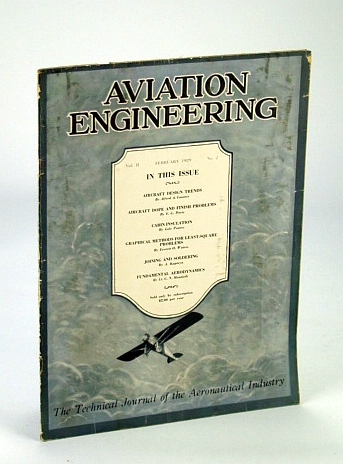 Aviation Engineering (Magazine) - The Technical Journal of the Aeronautical Industry, February (Feb.) 1929 - Aircraft Design Trends