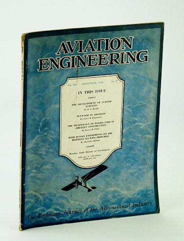 Aviation Engineering (Magazine) - The Technical Journal of the Aeronautical Industry, September (Sept.) 1930 - Experiments on the Burnelli All-Wing Principle