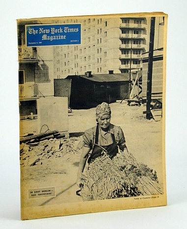 The New York Times Magazine, September (Sept.) 8, 1963: Maurice Chevalier at 75 - Still a One-Man Show