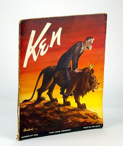 Image for Ken Magazine, December 15, 1938, Volume 2, No. 12 - The German-Japanese Spy Alliance / Cleveland's Negro Problem / Marijuana (Marihuana) - Our Newest Vice Ken Magazine, December 15, 1938, Volume 2, No. 12 - The German-Japanese Spy Alliance / Cleveland's Negro Problem / Marijuana (Marihuana) - Our Newest Vice