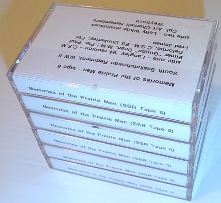 Memories of the Prairie Men: 6 Audio Cassette Tapes