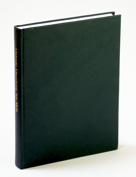 Image for Ontario Directory for 1851 Ontario Directory for 1851