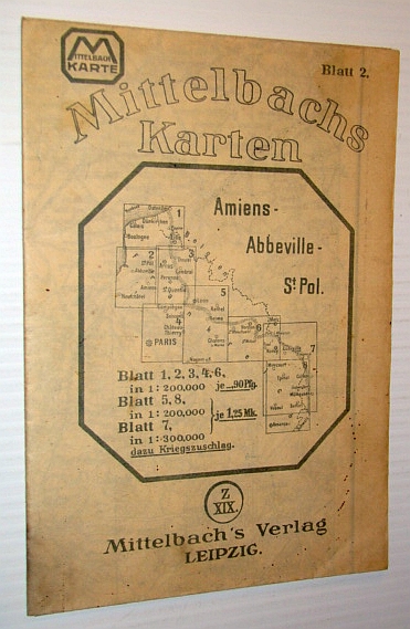 Mittelbachs Karten: Amiens-Abbeville-St. Pol. - Blatt 2