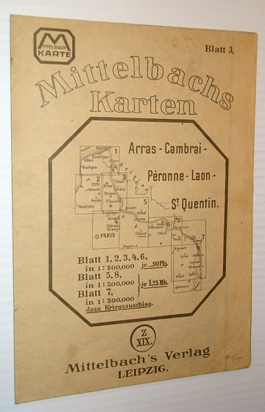 Mittelbachs Karten: Arras - Cambrai - Peronne - Laon - St. Quentin, Blatt 3