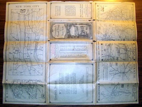 (1920) Goodrich Road Map of New York (State)
