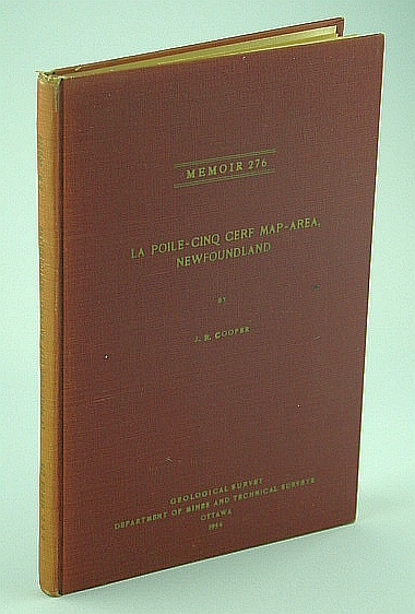 La Poile-Cinq Cerf Map-Area, Newfoundland - C.S.C. Memoir 276 (No. 2516)