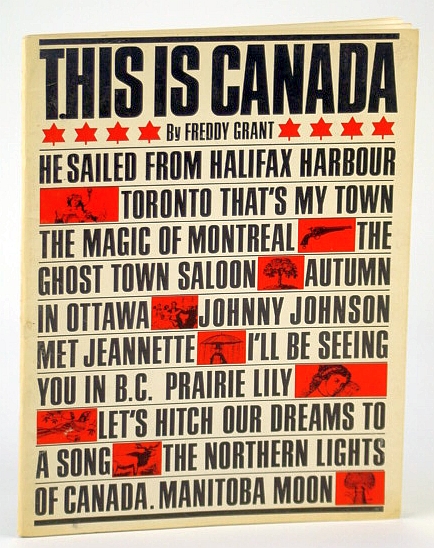 This is Canada: Songbook with Sheet Music for Voice and Piano with Chords