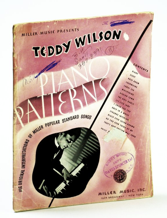 Teddy Wilson Piano Patterns - His Original Interpretations of Miller Popular Standard Songs: Piano Sheet Music
