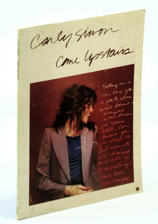 Carley Simon - Come Upstairs: Songbook [Song Book] with Sheet Music for Voice and Piano with Guitar Chords