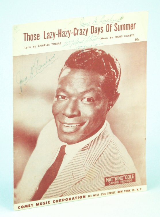 Those Lazy-Hazy-Crazy Days of Summer: Sheet Music for Voice and Piano