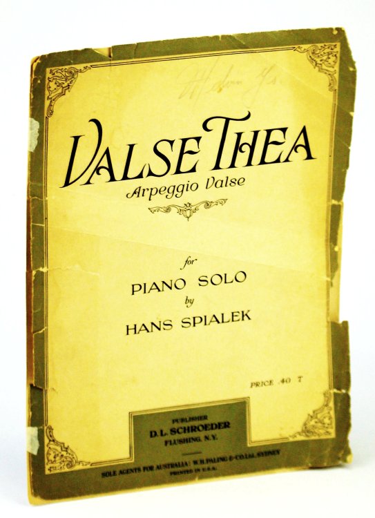 Valse Thea - Arpeggio Valse: Sheet Music for Piano