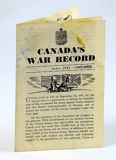 Canada's War Record, June, 1942