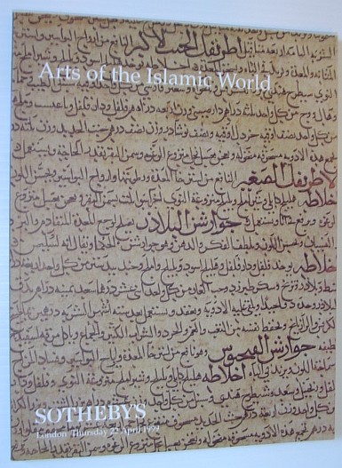 Arts of the Islamic World - Sotheby's Auction L09304, 22 April 1999
