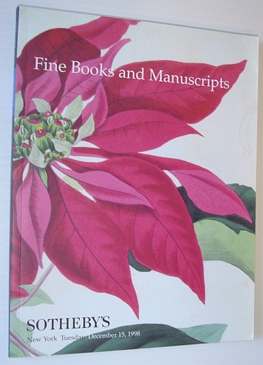 Fine Books and Manuscripts - Sotheby's Auction Catalogue #7197: December 15, 1998
