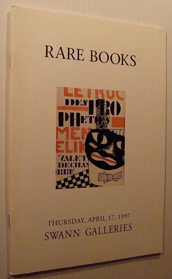 Rare Books, 19th-Century Literature, Eugene O'Neill Typescript, Illustration Artwork, Incunabula and Early Printing, Press and Illustrated Books, Including Recent Limited Editions Club Publications: Public Auction Sale # 1754, Thursday, April 17, 1997