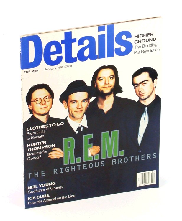 Details Magazine, February [Feb.] 1993 - R.E.M. Cover