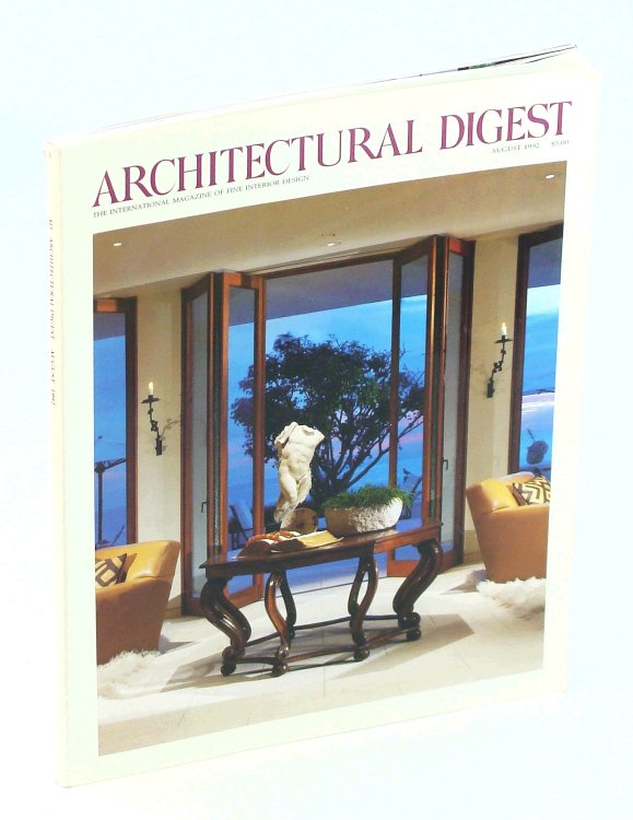 Architectural Digest, The International Magazine of Fine Interior Design, August 1992 - Dan Aykroyd Visit / Kevin Roche