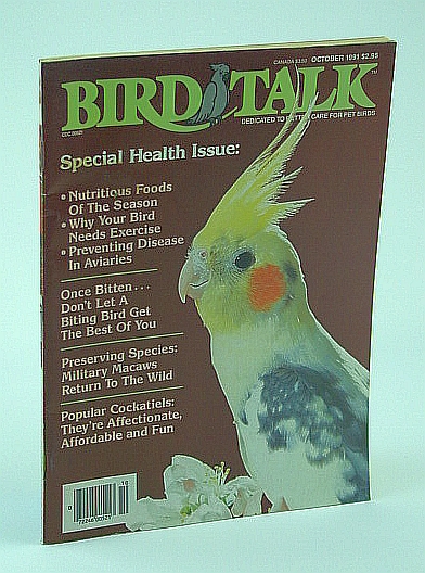 Image for Bird Talk Magazine, October 1991 - Special Health Issue Bird Talk Magazine, October 1991 - Special Health Issue