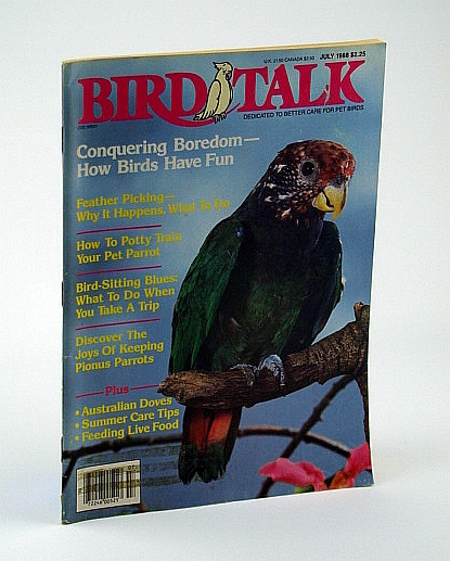 Image for Bird Talk Magazine, July 1988 - Parrot Artist Jonas Englund Bird Talk Magazine, July 1988 - Parrot Artist Jonas Englund