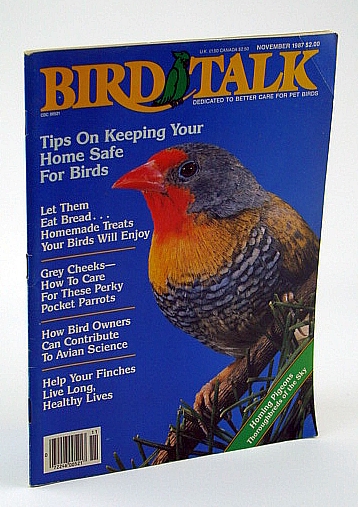 Image for Bird Talk Magazine, November 1987 - Keeping Your Home Safe For Birds Bird Talk Magazine, November 1987 - Keeping Your Home Safe For Birds