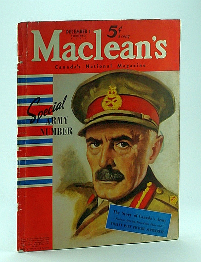 Maclean's - Canada's National Magazine, December 1, 1941 - Special Army Number/E.J. Hughes Art
