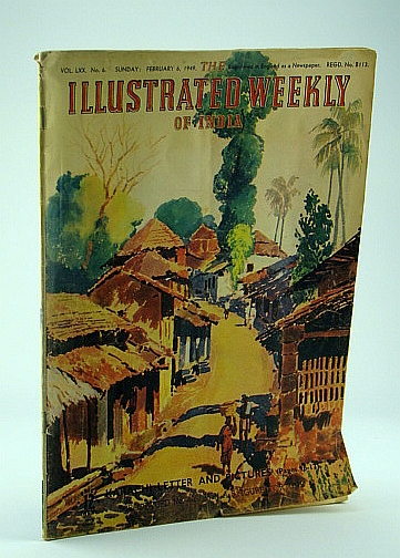 Image for The Illustrated Weekly of India, February 6, 1949, Volume LXX, No. 6 - Manohara Joshi Colour Art Feature The Illustrated Weekly of India, February 6, 1949, Volume LXX, No. 6 - Manohara Joshi Colour Art Feature