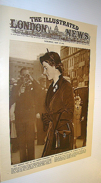 The Illustrated London News (ILN), May 17, 1952 - Cover Photo of the Queen at the British Industries Fair