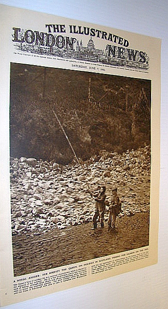 Image for The Illustrated London News (ILN), June 7, 1952 - Cover Photo of the Queen Flyfishing in Scotland The Illustrated London News (ILN), June 7, 1952 - Cover Photo of the Queen Flyfishing in Scotland