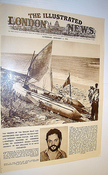 Image for The Illustrated London News (ILN), January 3, 1953 - Cover Photo of Solo Sailor Dr. Alain Bombard / The Champollion Disaster The Illustrated London News (ILN), January 3, 1953 - Cover Photo of Solo Sailor Dr. Alain Bombard / The Champollion Disaster